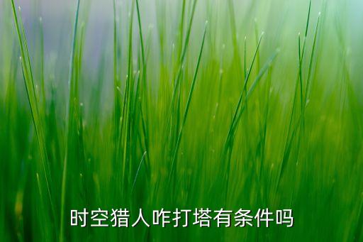 时空猎人咋打塔有条件吗