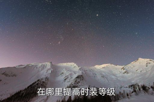 雪鹰领主手游时装等级怎么提升，1级时装如何升级到2级
