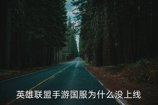 英雄联盟手游国服为什么没上线