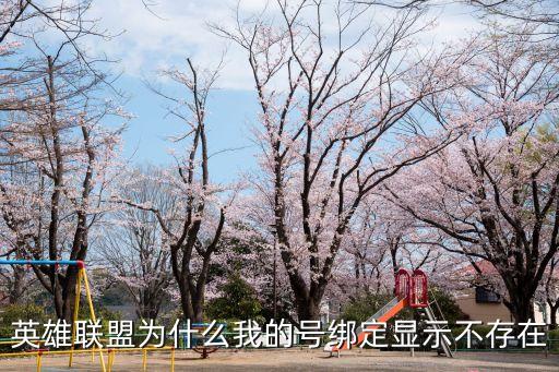 英雄联盟为什么我的号绑定显示不存在