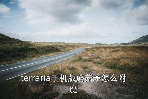 terraria手机版蘑菇矛怎么附魔