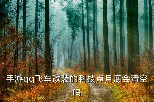 手游qq飞车改装的科技点月底会清空吗