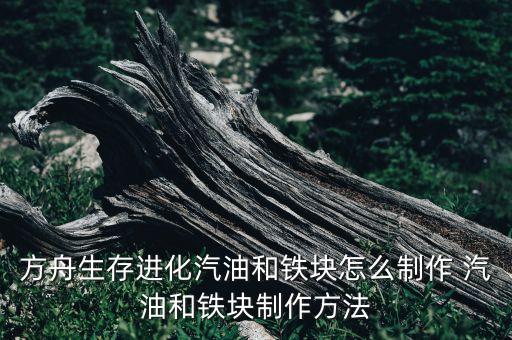 方舟生存进化汽油和铁块怎么制作 汽油和铁块制作方法