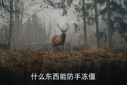 什么东西能防手冻僵