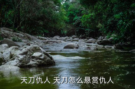 天刀仇人 天刀怎么悬赏仇人