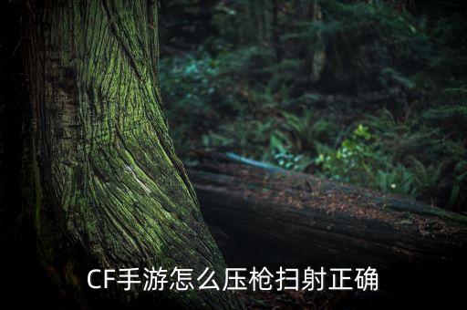 CF手游怎么压枪扫射正确