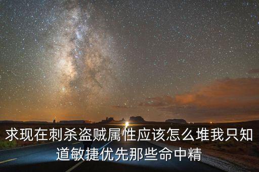 求现在刺杀盗贼属性应该怎么堆我只知道敏捷优先那些命中精