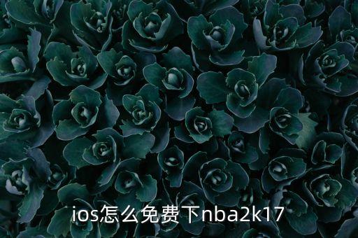 2k21 手游ios怎么免费下，苹果上怎么免费玩NBA2K